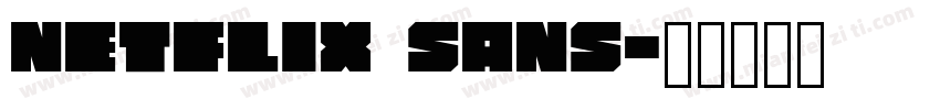 Netflix Sans字体转换